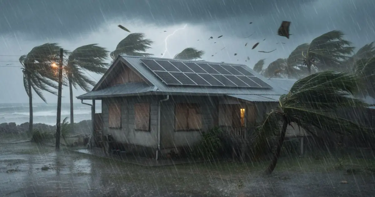 Solar Panels and Typhoons in the Philippines