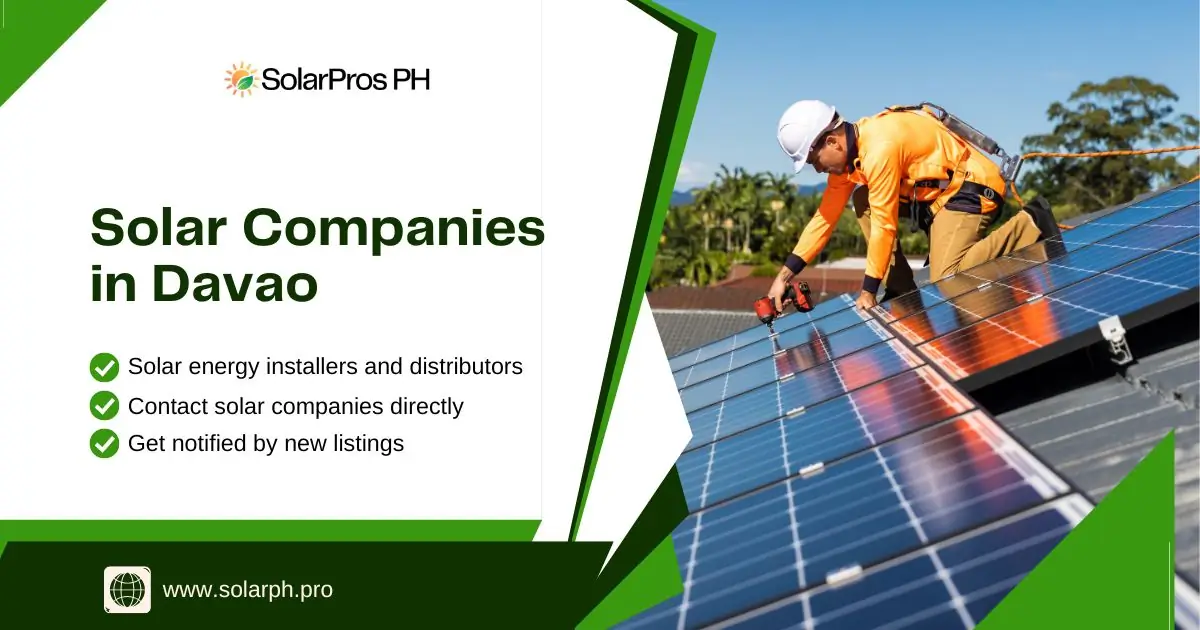 Solar Companies in Davao - SolarPros PH