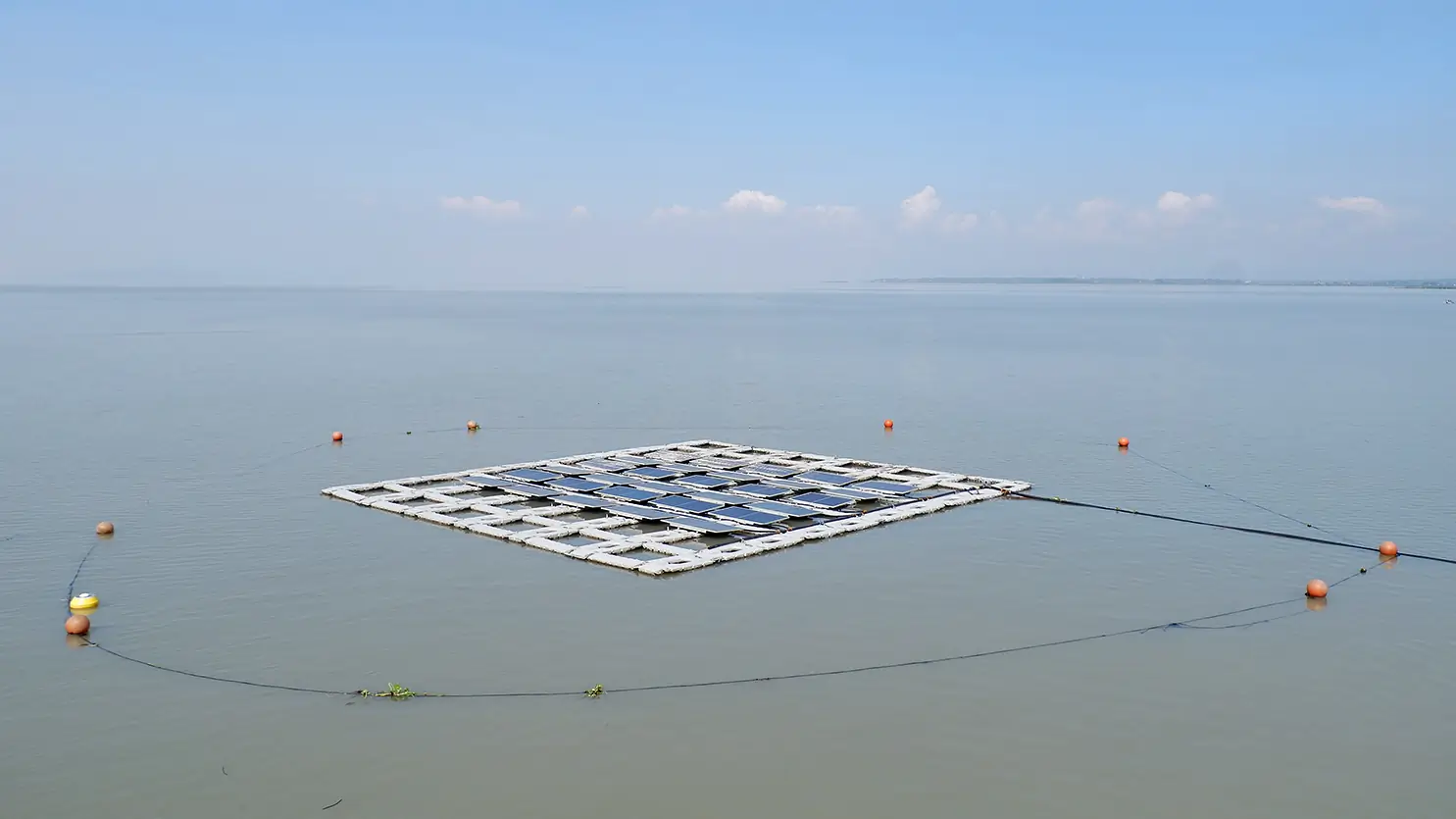 Laguna bay solar power project. Photo by news.mongabay.com.