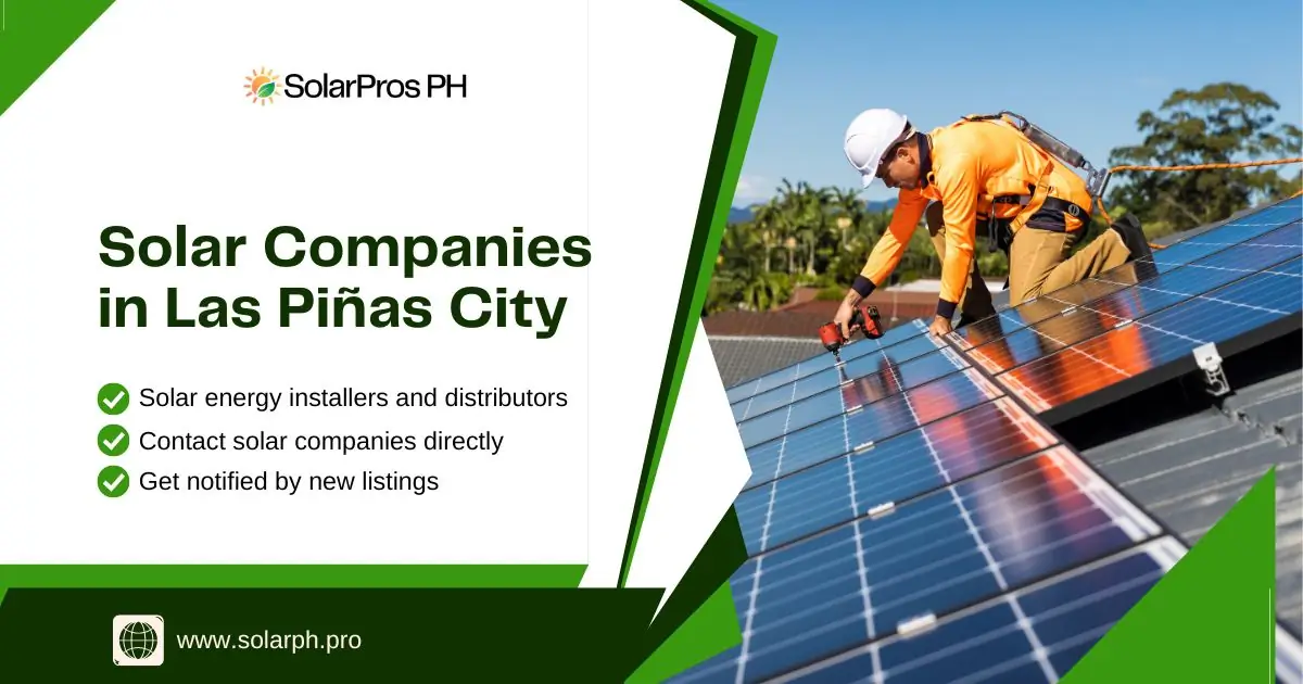 Solar Companies in Las Pinas City - SolarPros PH